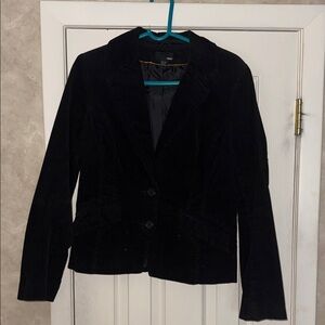 H&M Elegant Black Corduroy Blazer